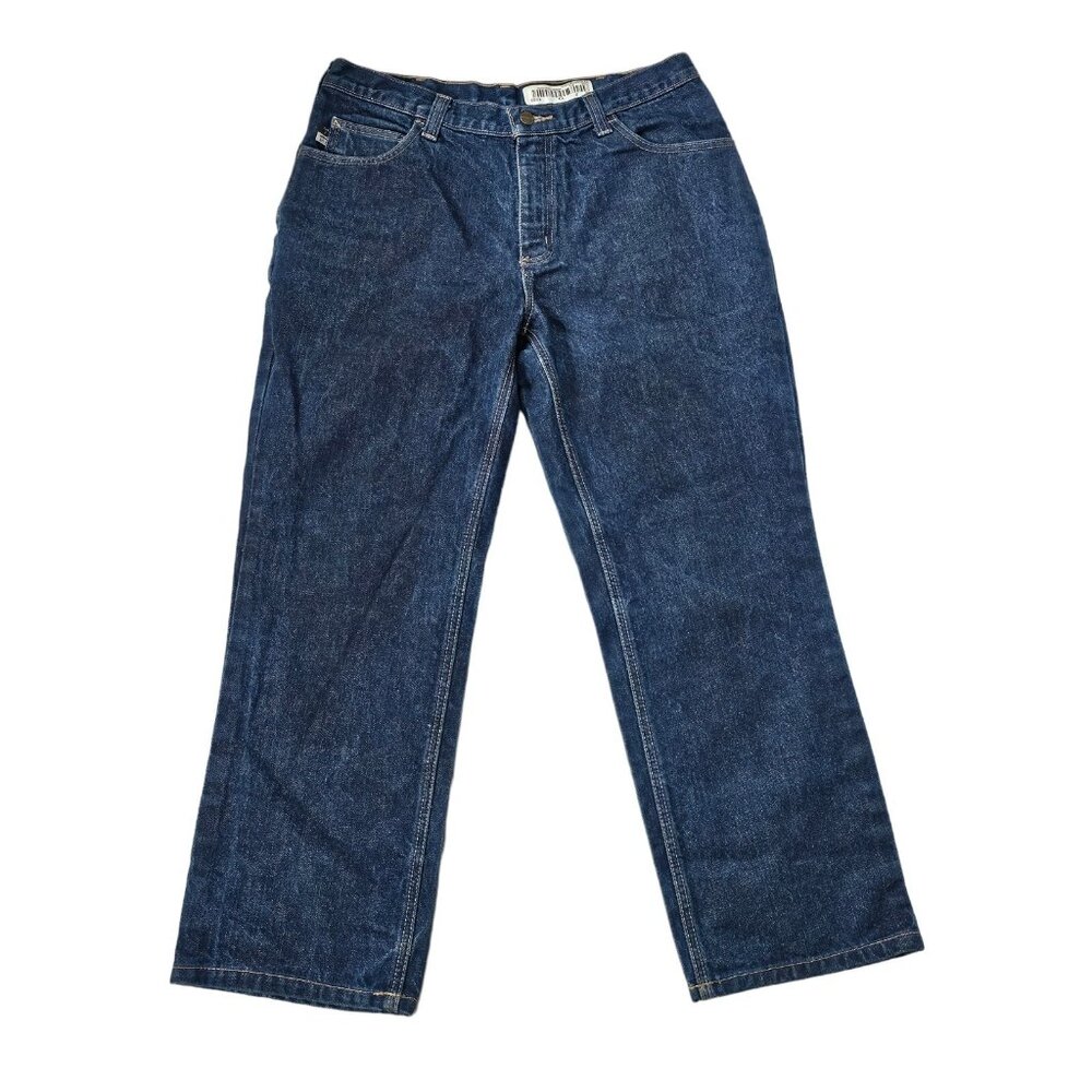 Carhartt Mens FR Flame Resistant Blue Jeans Size 34x28 280-83 E7FR Chippewa